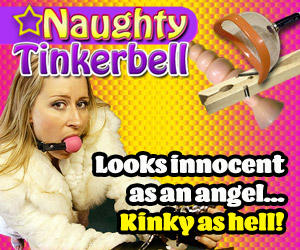 naughty tinkerbell banner